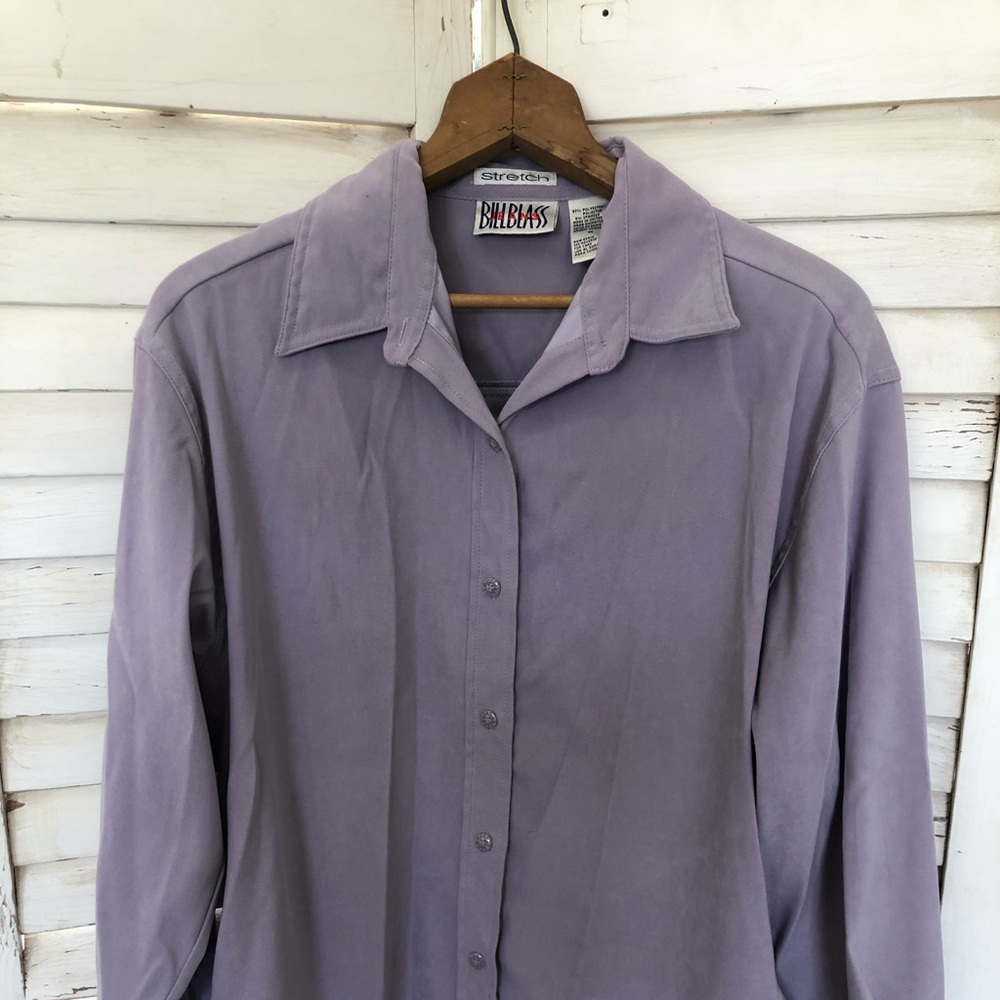 Lavender Button Down Shirt - image 4